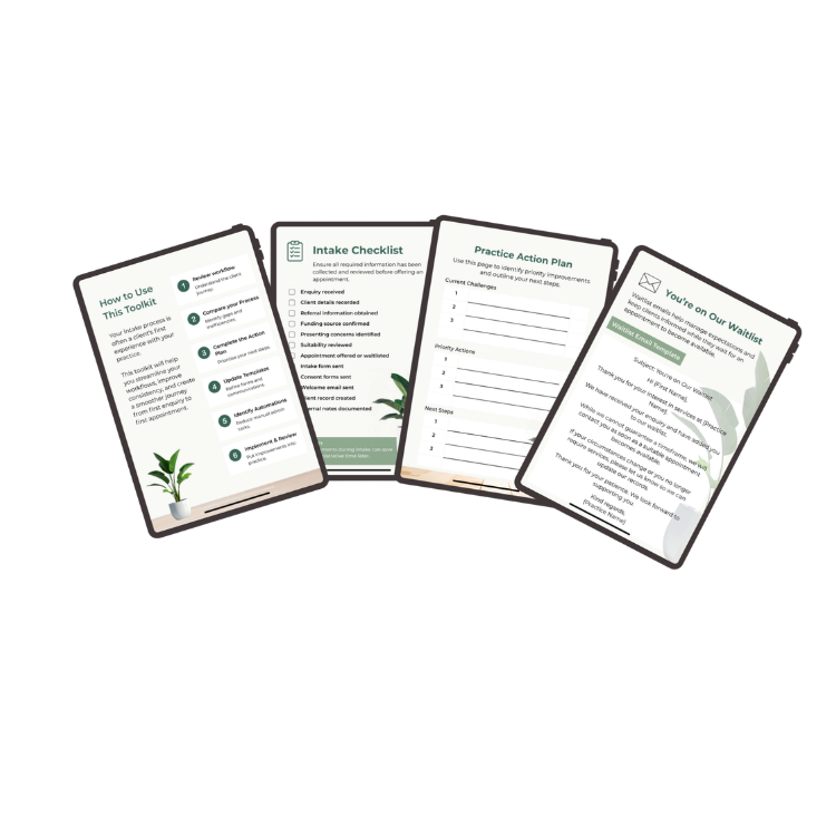 allied health resources template toolkits